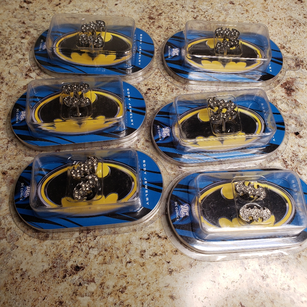 Batman Logo Gem Plugs